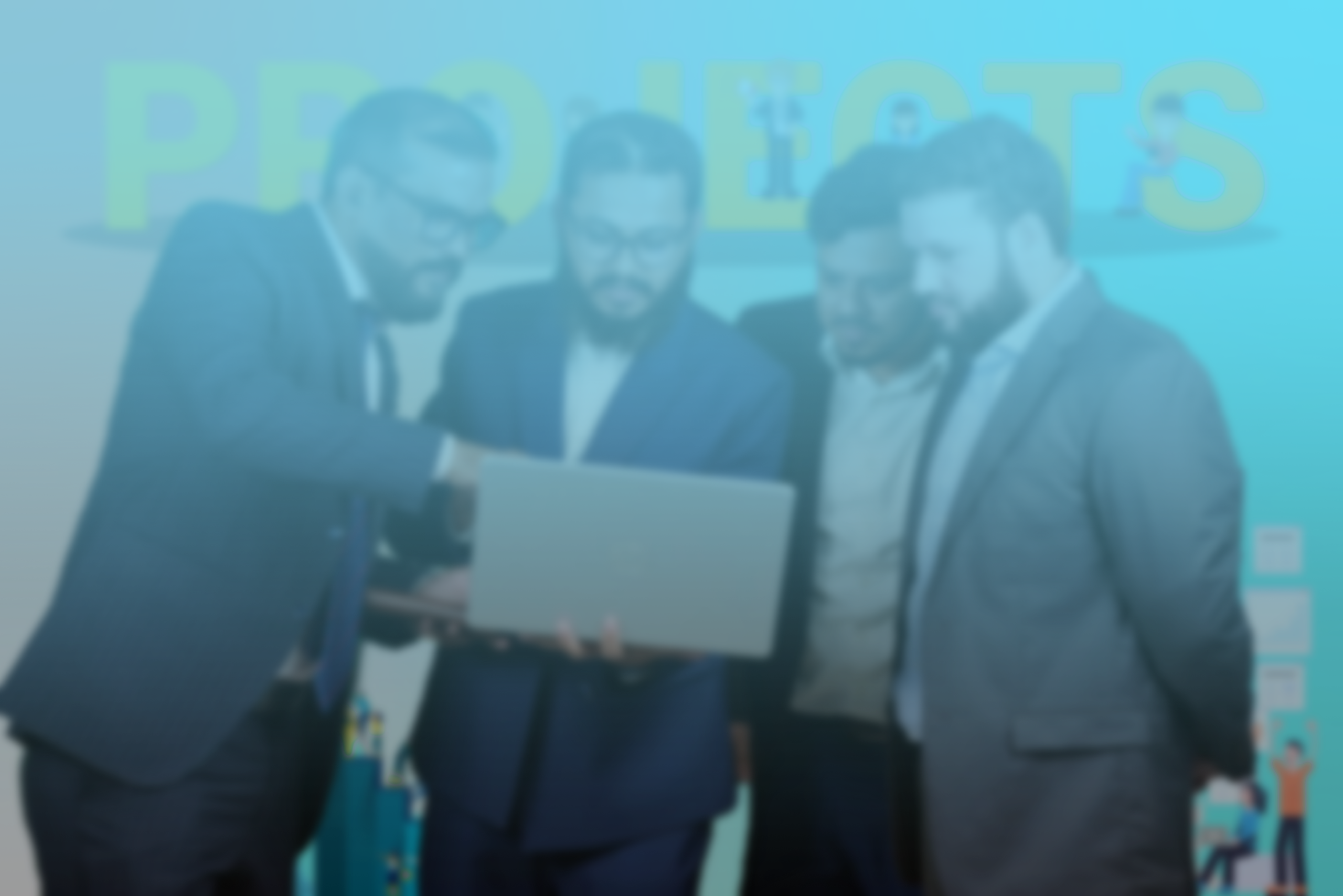 corporate-image-discussion-pointing-at-a-laptop