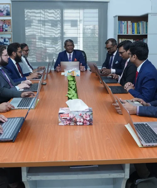 This is an image of a meeting holding in conference room. This is an image of a meeting holding in conference room.